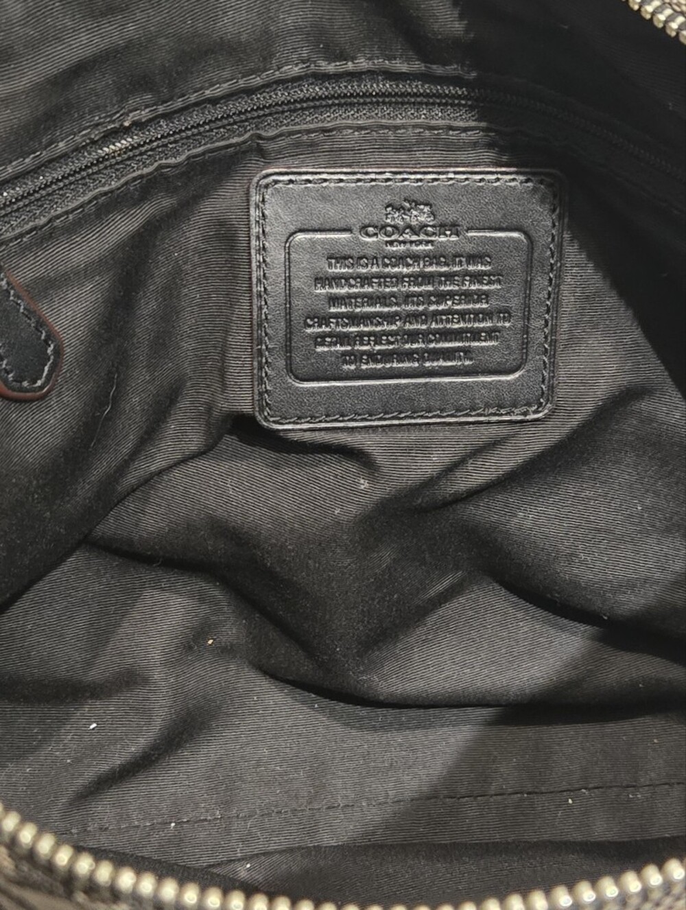 Coach Signature Small Kelsey Satchel Handbag Canvas Gray Black Purse Top Handles - Picture 15 of 16